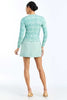 Aqua Crew Neck Phoebe Sweater