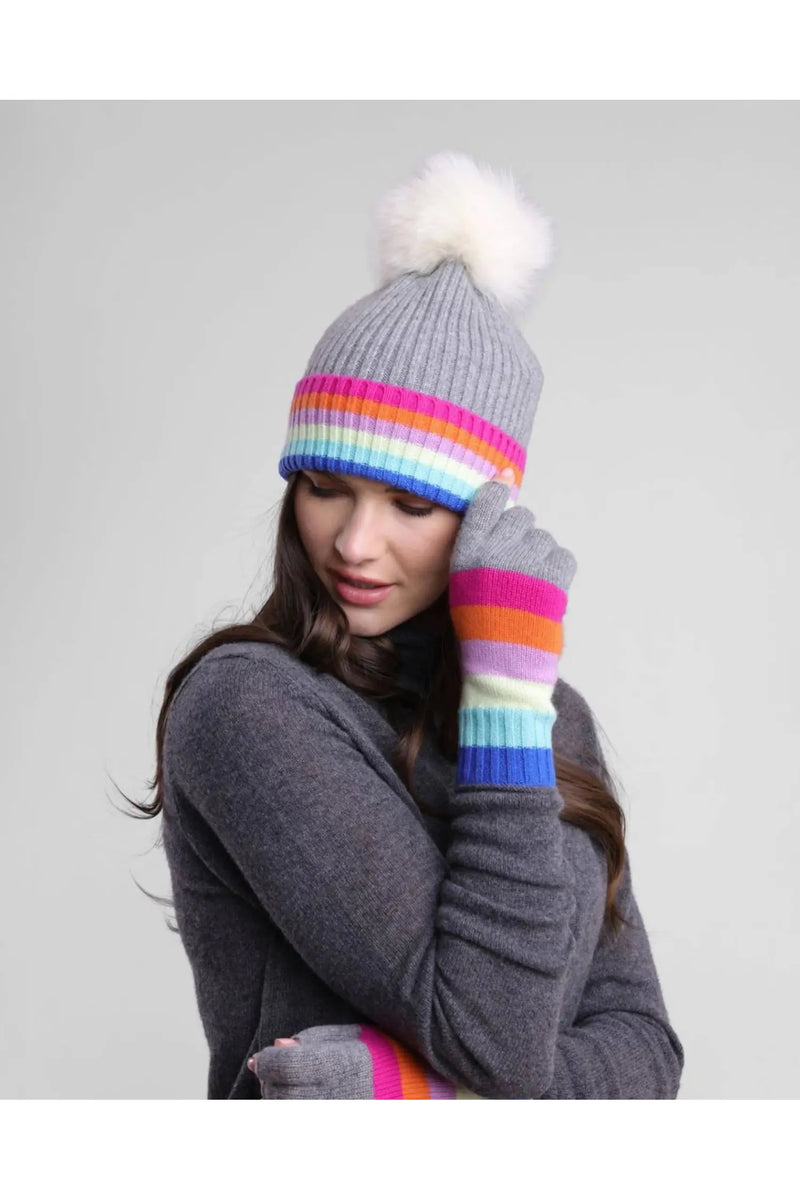 Cashmere pom hat 2025