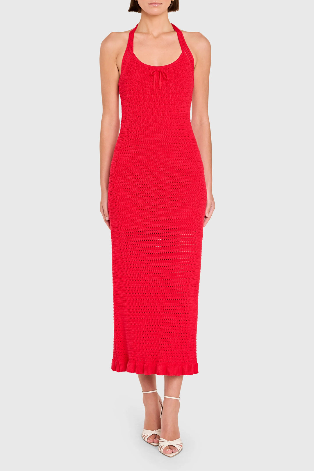 Amanda Uprichard Valentini Dress | Red | Size M