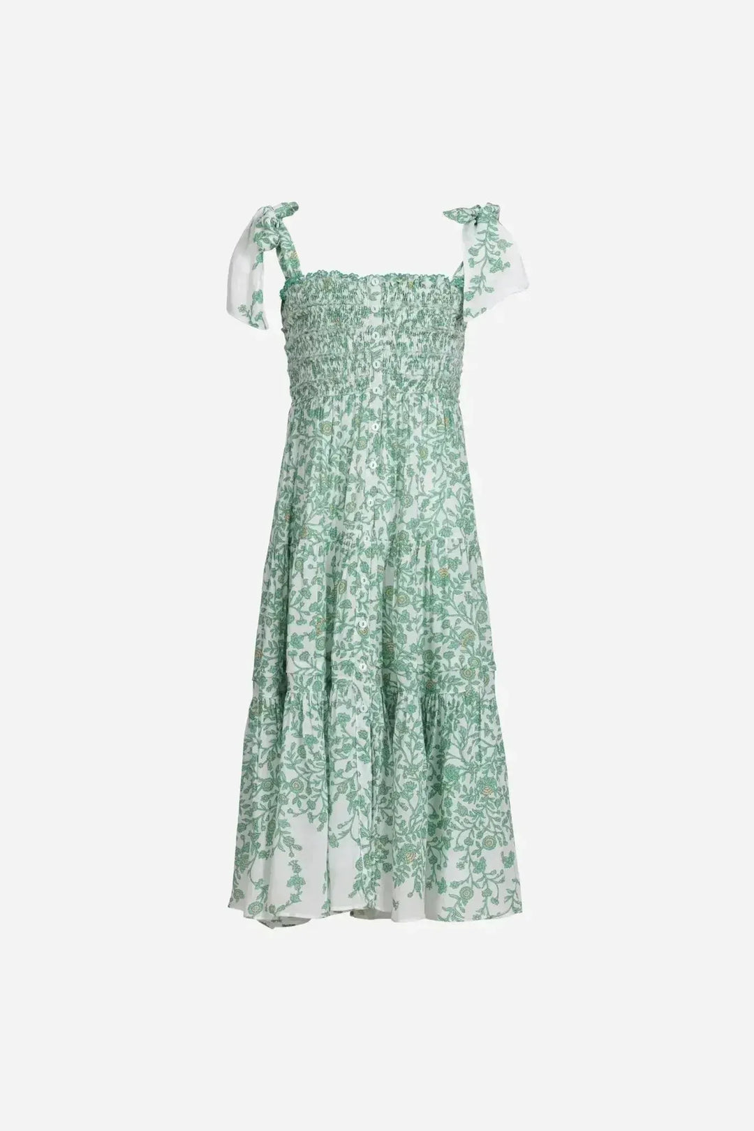 Girl's Green Lazuli Triny Long Dress – Carrie Dunham