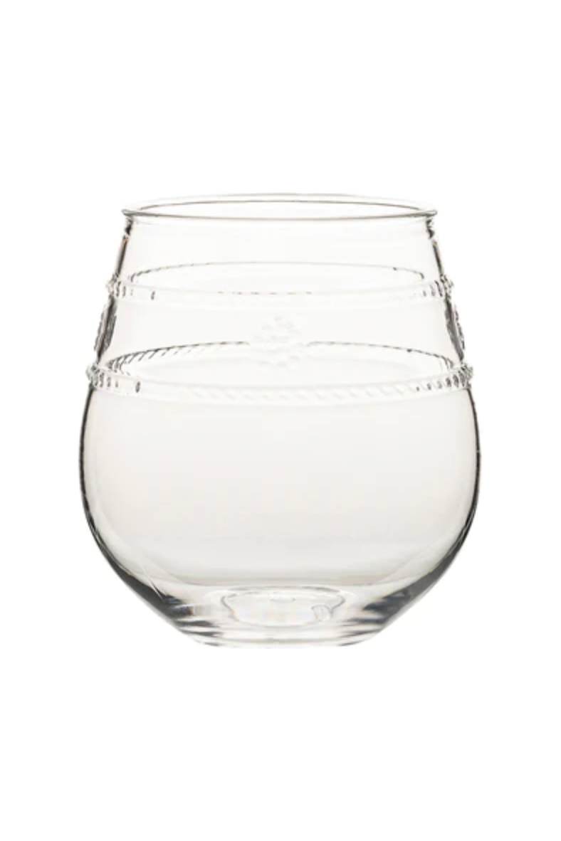 Acrylic Isabella Stemless Wine Glass