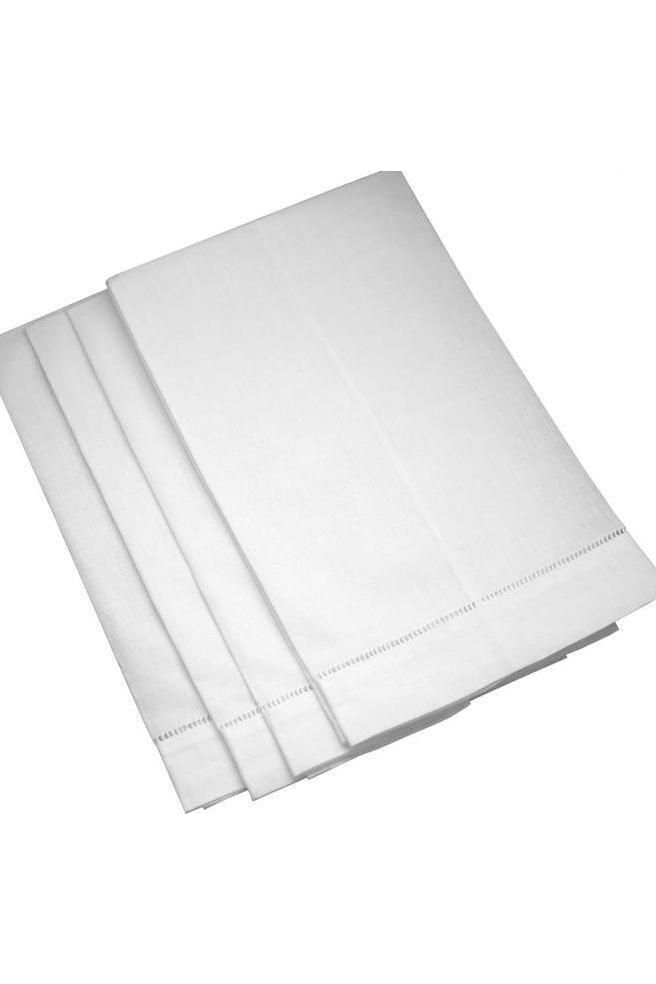 White Hand Towel with Monogram