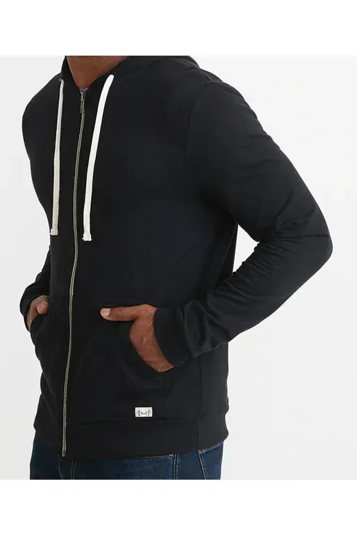 Men's Navy Zip-Up Hoodie – Carrie Dunham