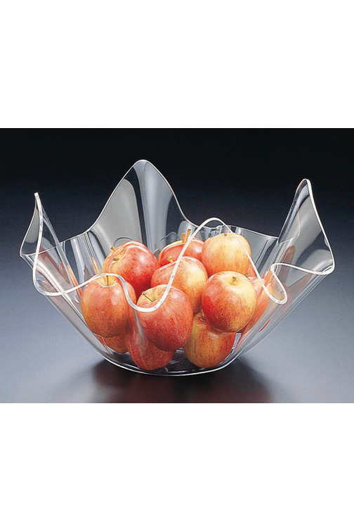 Lucite Extra Large Scallop Bowl